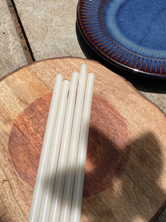 Indiglow classic dinner candle styled for an elegant dining table and party set ups.