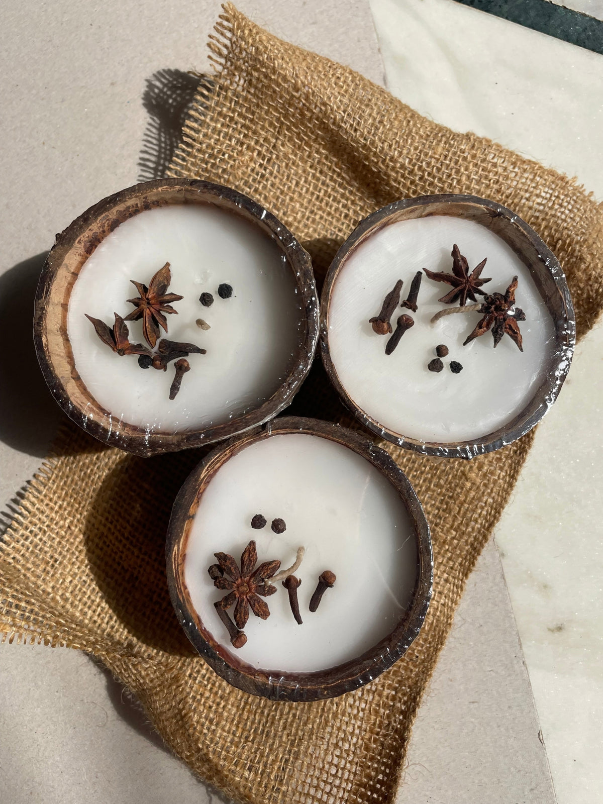 Indiglow Coconut Cup candle decorated for gifting and home decor.