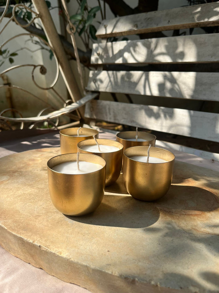 Metal Jars by indiglow can be used for festive decor or as gifting for different occasions. 